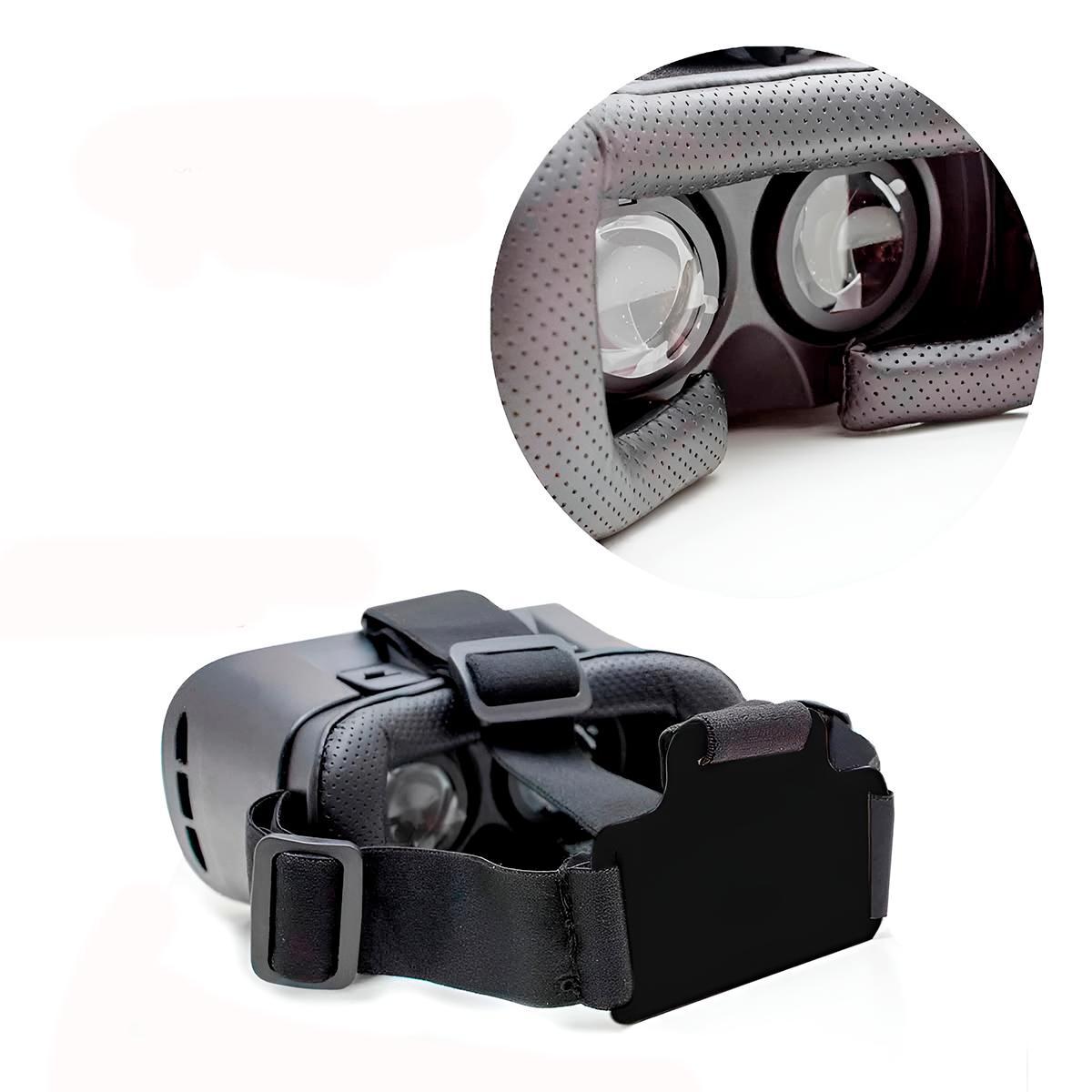 Miniatura Óculos 3D Realidade Virtual Sem Controle Para Celular
