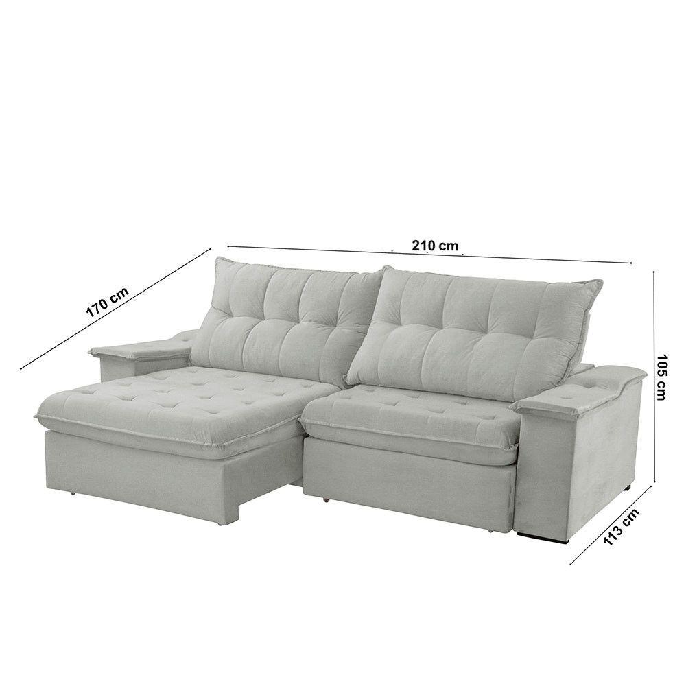 Miniatura Sofá Lua Linho 02 Módulos 80 Cm B25cm Meu Sofá Online A230 Linho Cinza