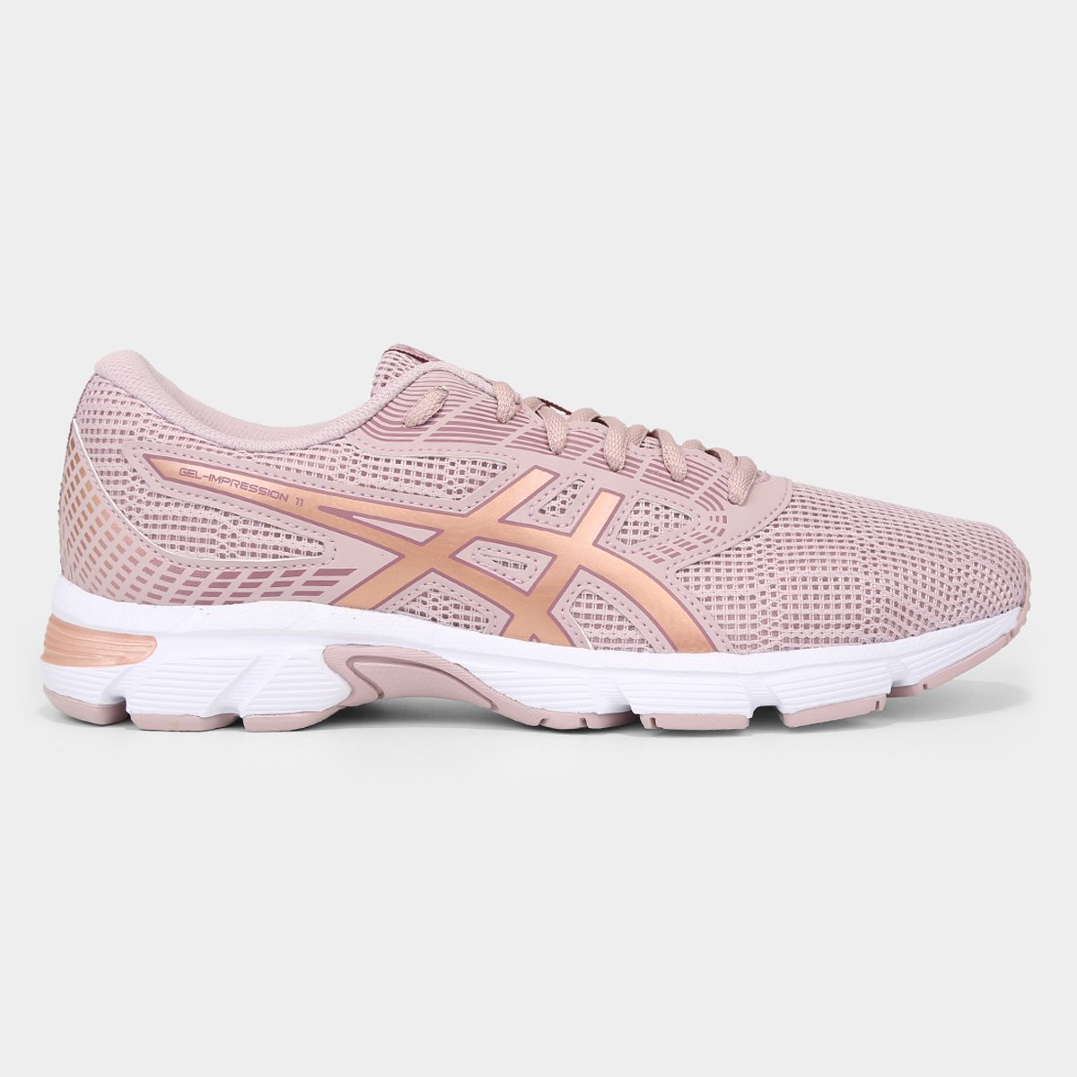 Miniatura Tênis Asics Gel-Impression 11 Feminino Rosa Claro - 34