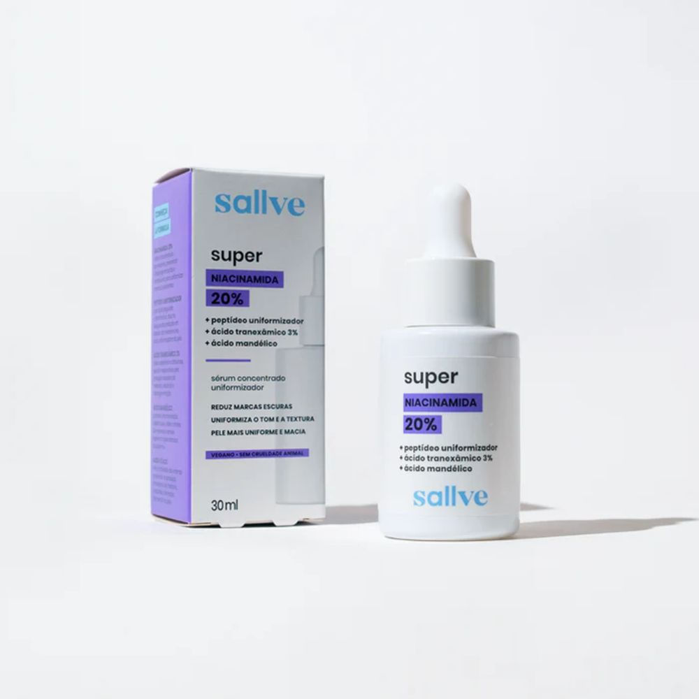 Miniatura Niacinamida 20% Sallve Super Sérum Concentrado 30ml