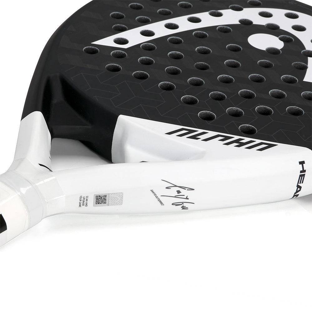 Miniatura Raquete de Padel Head 360+ Alpha Pro Preta e Branca