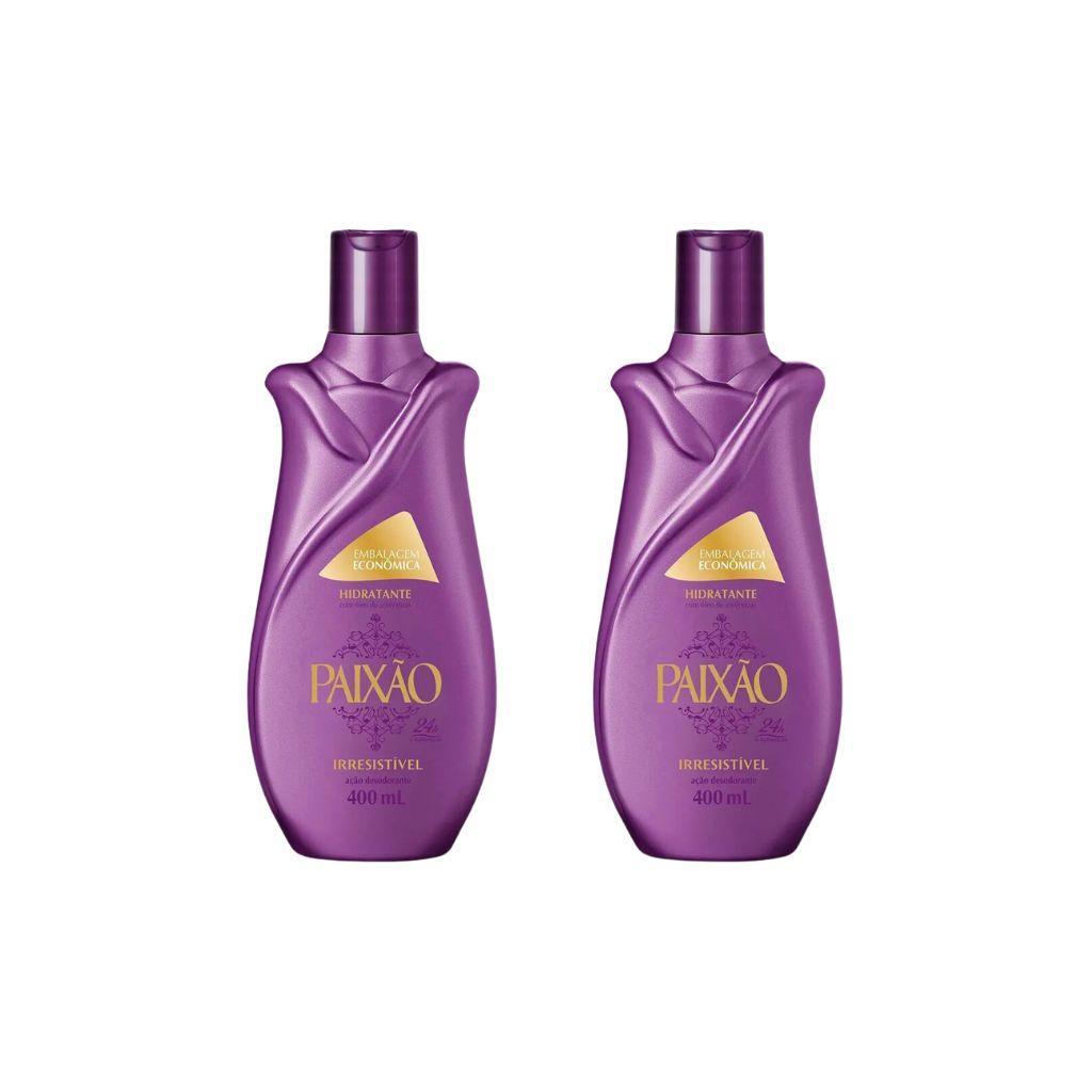 Miniatura Hidratante Corporal Paixão 400Ml Irresistivel - Kit Com 2Un