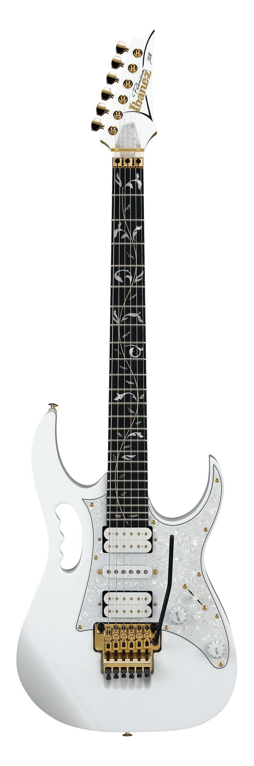 Miniatura Guitarra Ibanez Jem7Vp-Wh Signature Steve Vai