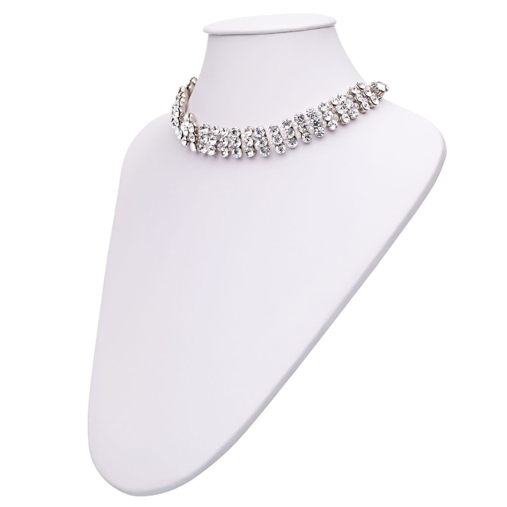 Miniatura Conjunto Iza Perobelli Cristais Swarovski Ponto de Luz