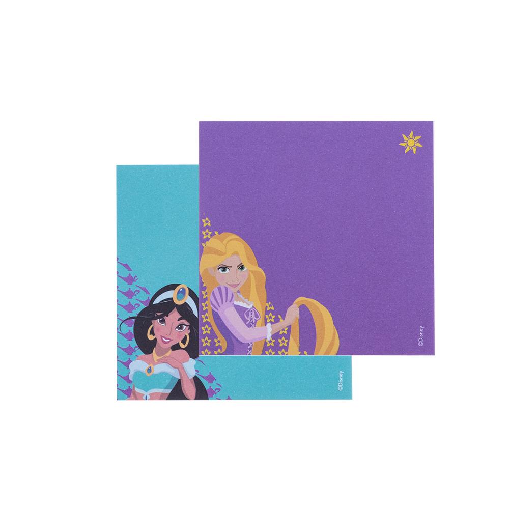 Miniatura Bloco Adesivo Post-it Kit Princesas Jasmine Aurora Maxprint