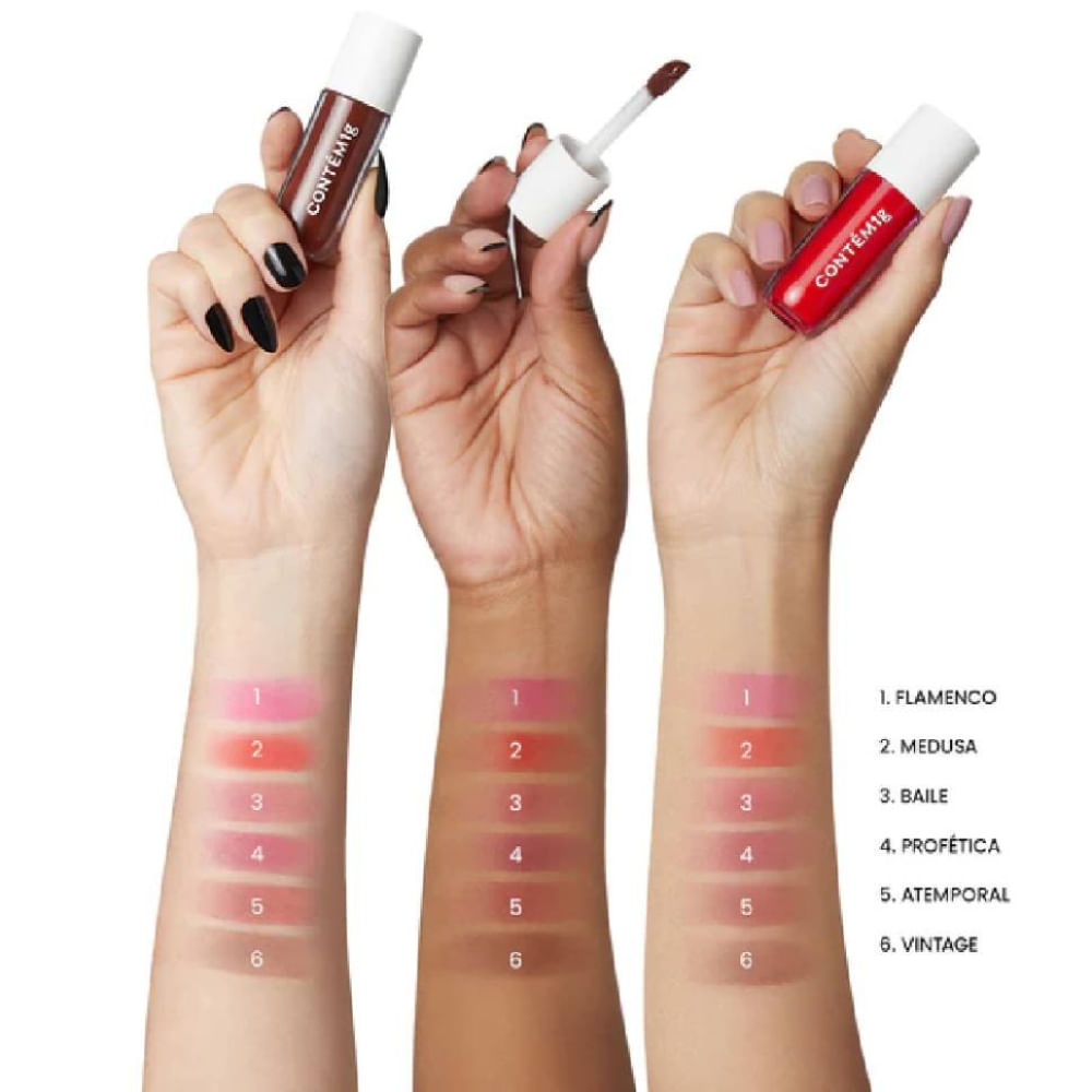 Miniatura Lip Mousse Contem 1g Atemporal 4ml