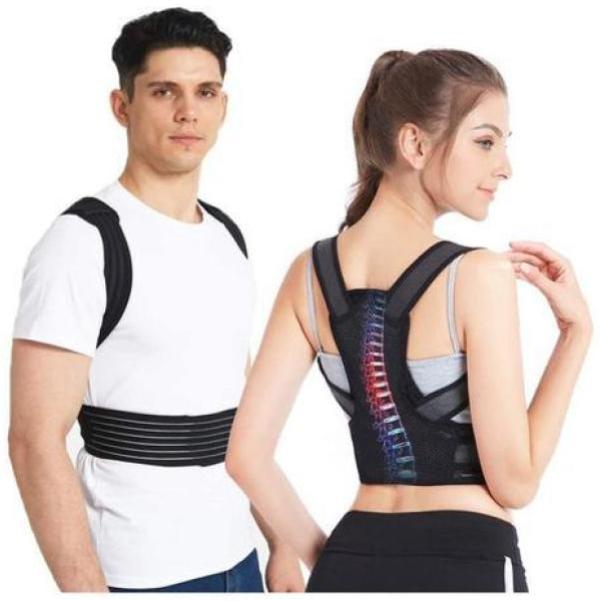 Miniatura Colete Corretor Postural Coluna Lombar Forte Unisex