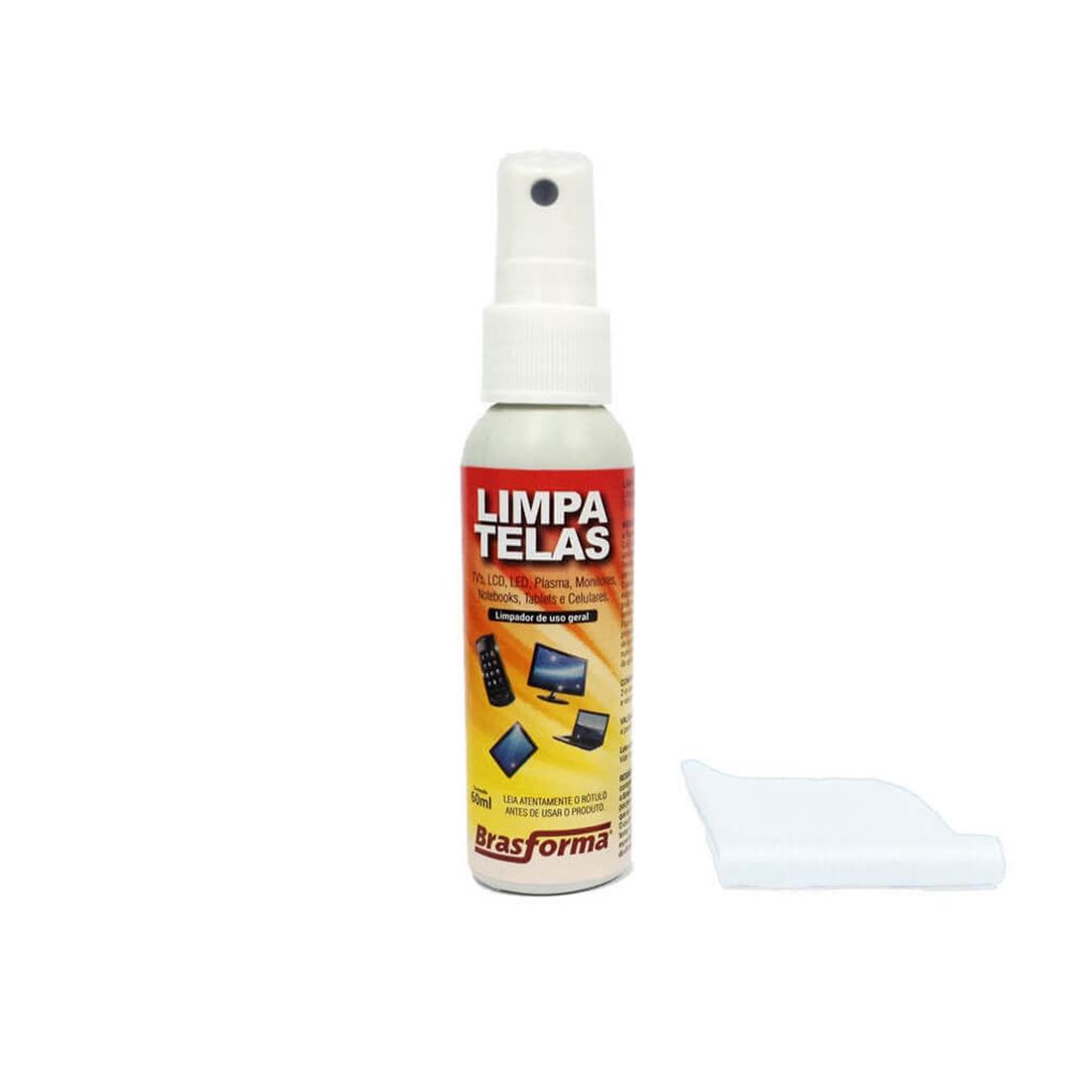 Miniatura Kit Limpa Telas Brasforma Alt0.2 60Ml Com Flanela