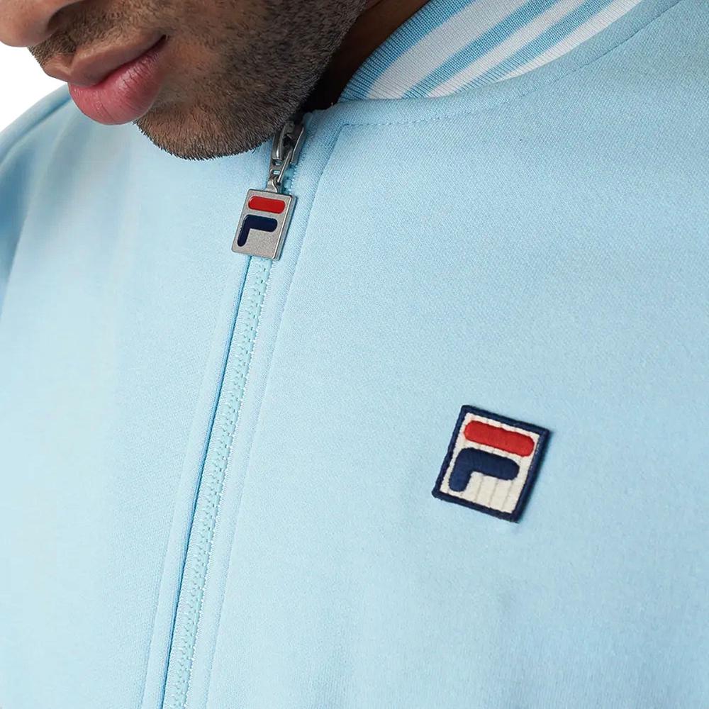 Miniatura Jaqueta Fila Settanta 2 Masculina Azul Claro / Branco - G