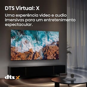 Smart TV 58” Hisense 58A6NV DLED 4K UHD HDR10+ Dolby Vision Controle por Voz Alexa AirPlay