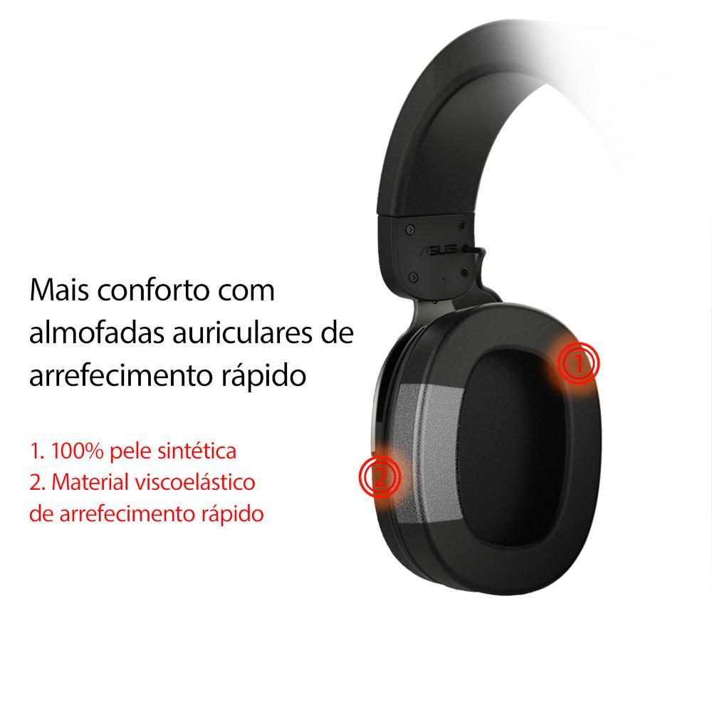 Headset Gamer Asus Tuf Gaming H3 7.1 P2 Blue 90Yh029B-B1Ua00