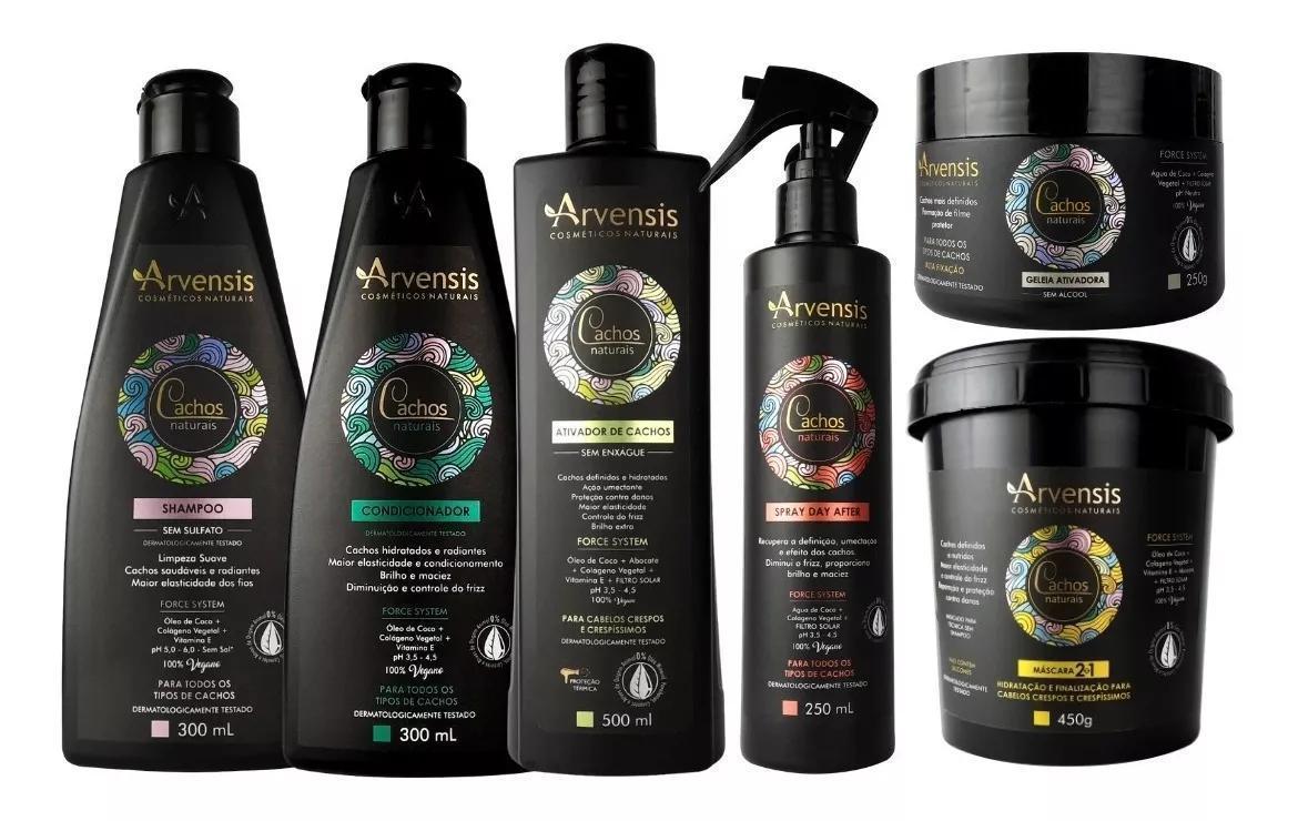 Miniatura Kit Arvensis Cachos Sh+Cond+Ativ+Masc 2X1+Day After+Gel.Alta