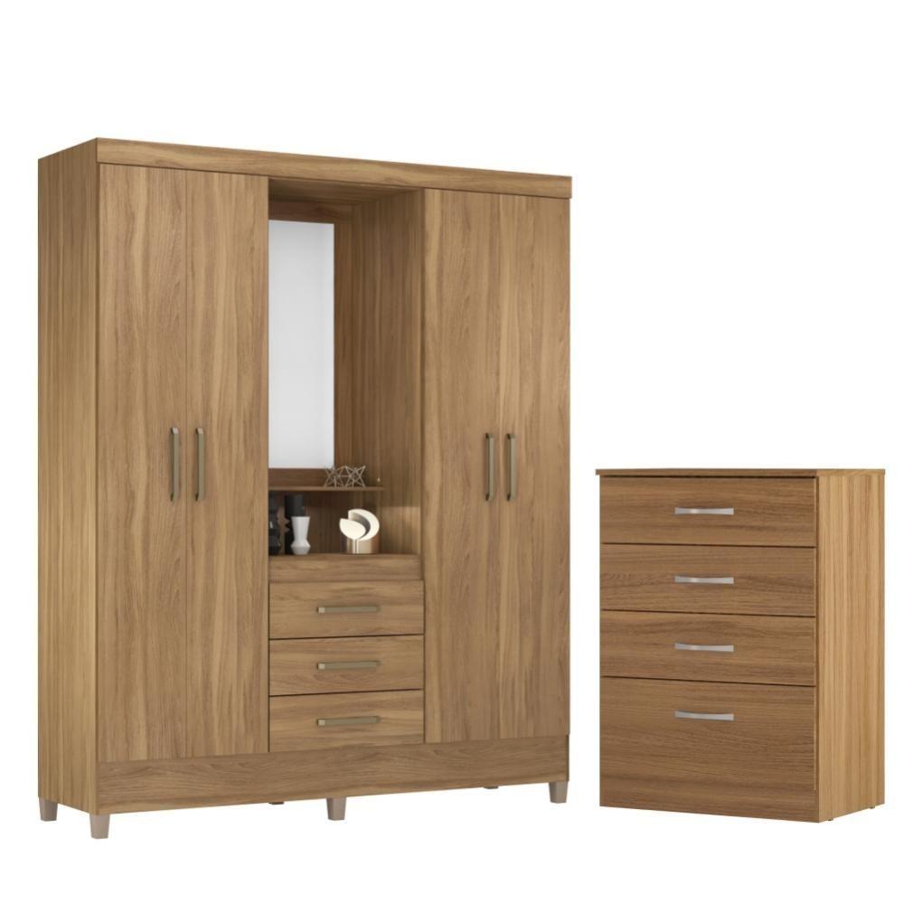 Miniatura Jogo De Quarto Roupeiro E Comoda Essen Amendola