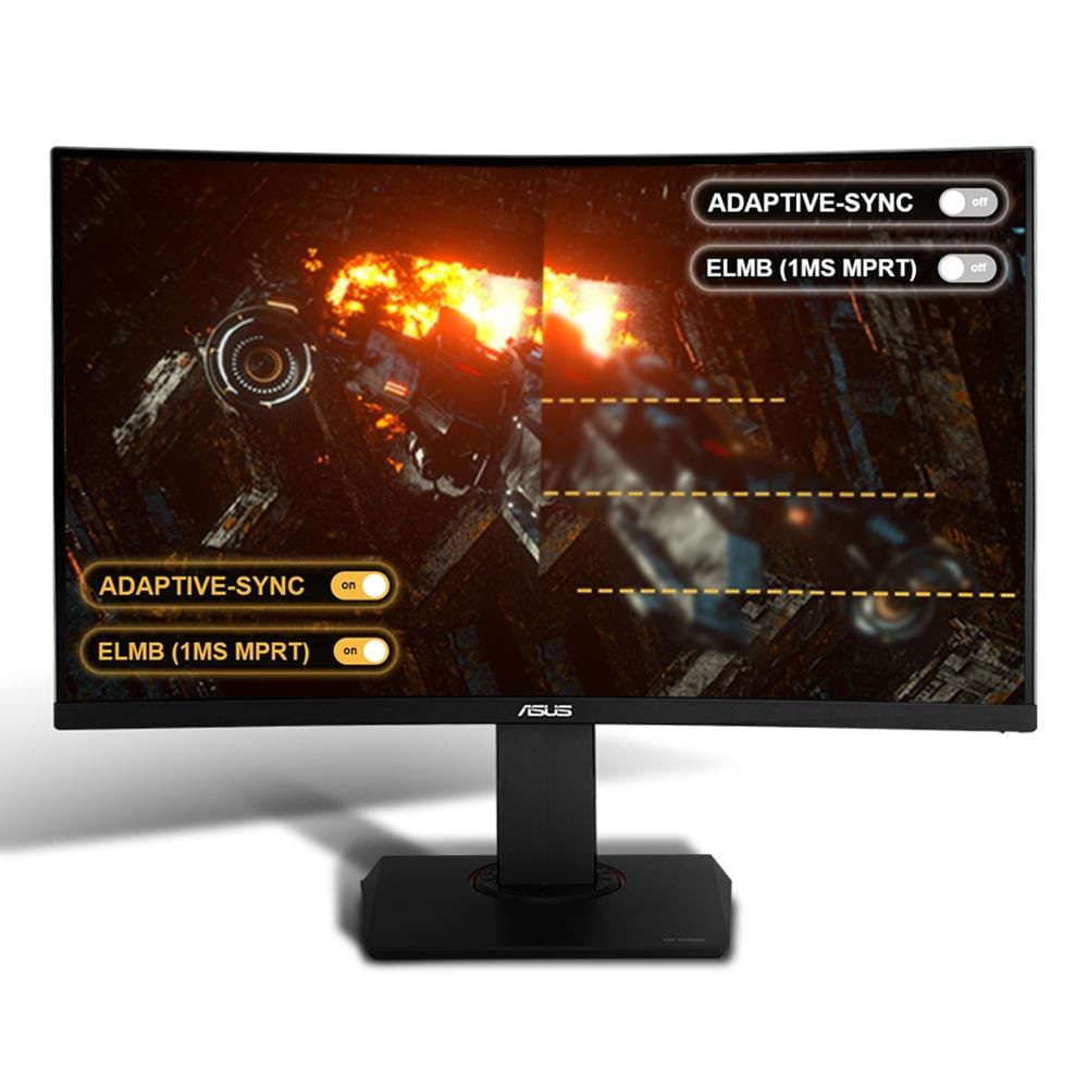 Monitor Gamer Asus TUF Gaming 23,8 VG249Q FHD IPS HDMI DP 144Hz 1MS FreeSync Altura Ajustavel Preto - 100/240 (Bivolt)