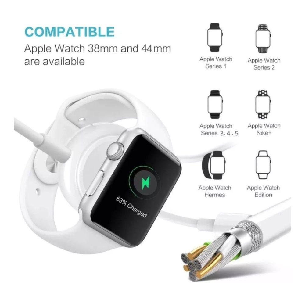 Miniatura Carregador Cabo Compatível Smartwatch Apple Série 7 Genérico