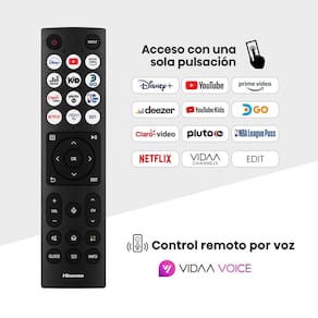 Smart TV 50” Hisense 50A6N DLED 4K UHD HDR10+ Dolby Vision Controle por Voz Alexa AirPlay