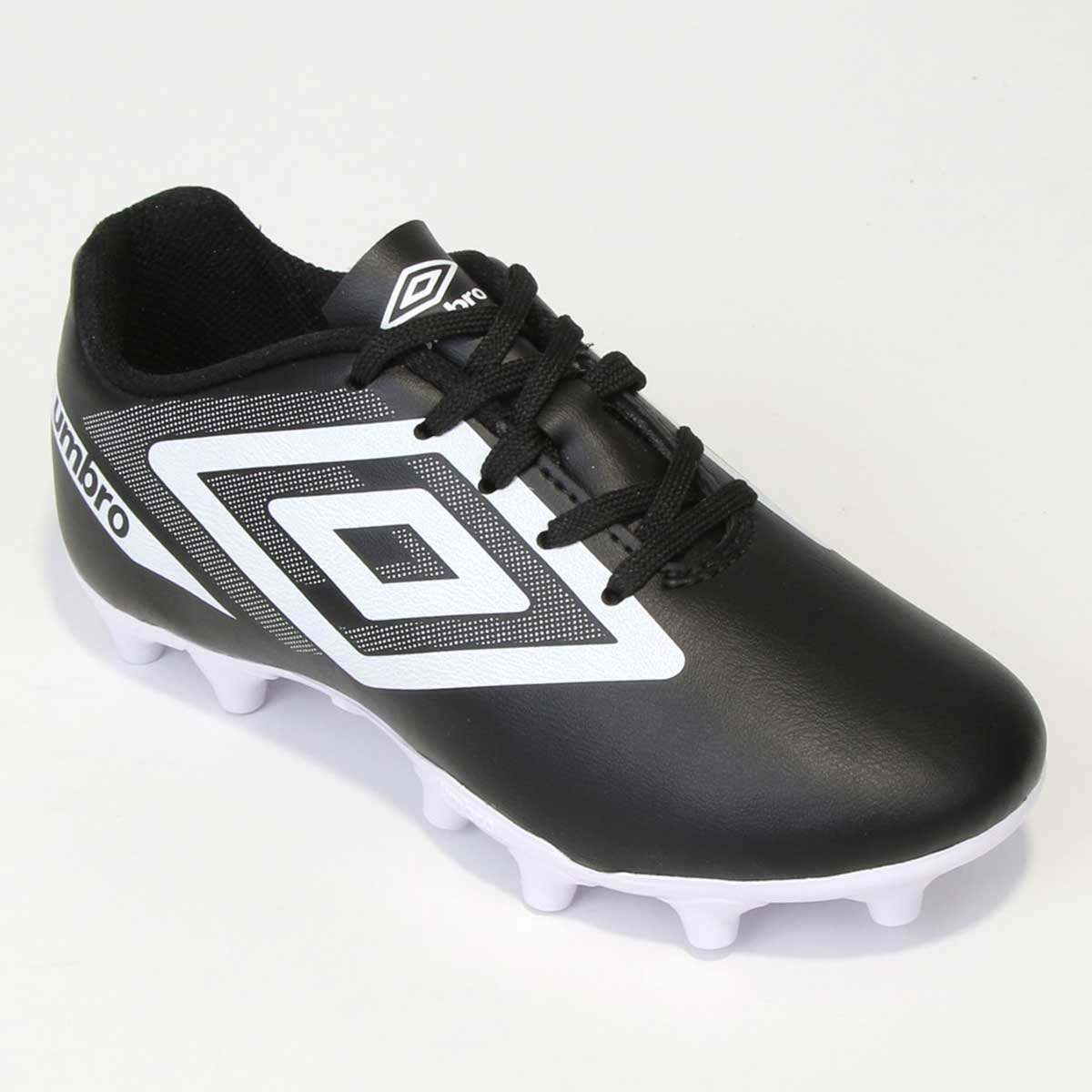Miniatura Chuteira Campo Juvenil Umbro Beat Preto+Branco - 28