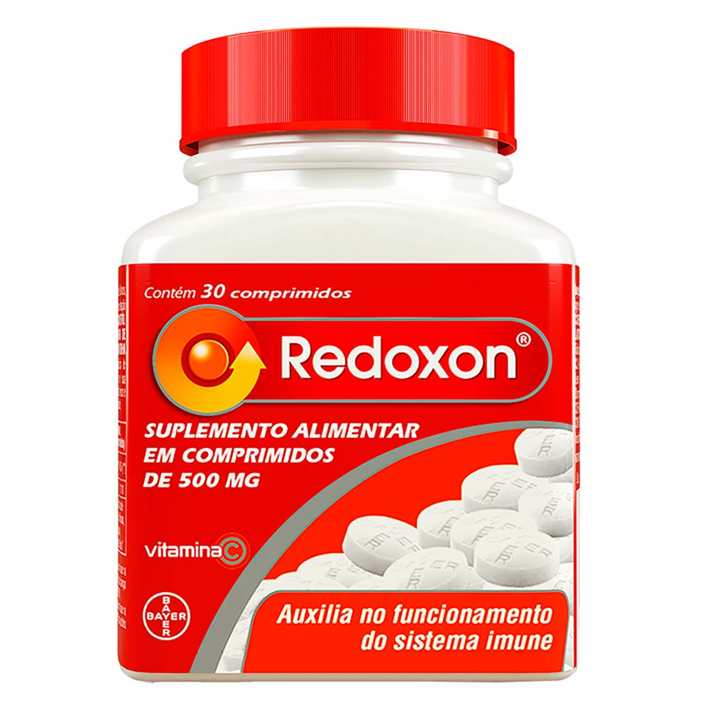 Miniatura Suplemento Alimentar de Vitamina C (500mg) Redoxon 30 Comprimidos