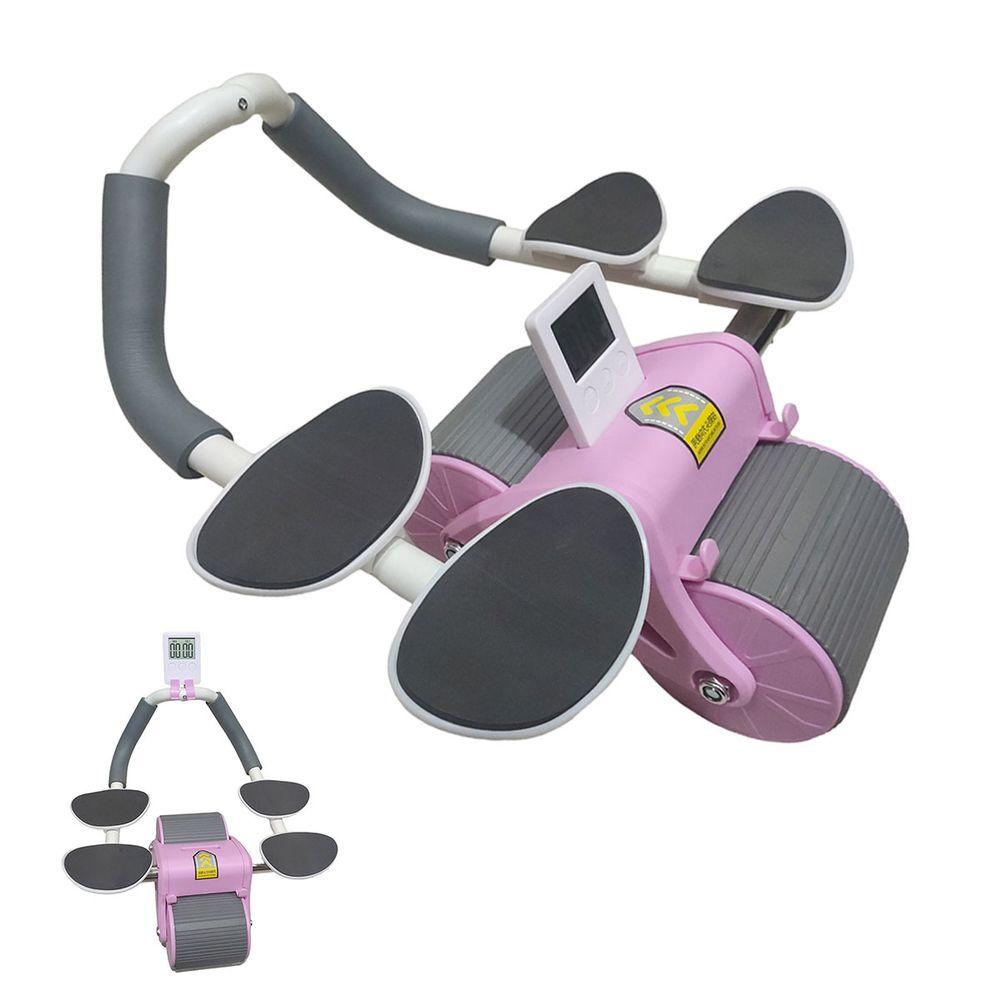 Miniatura Rolo Abdominal Exercicio Roda Musculaçao Lombar Braço Abdomen Costas Academia Treino Fortalecimento