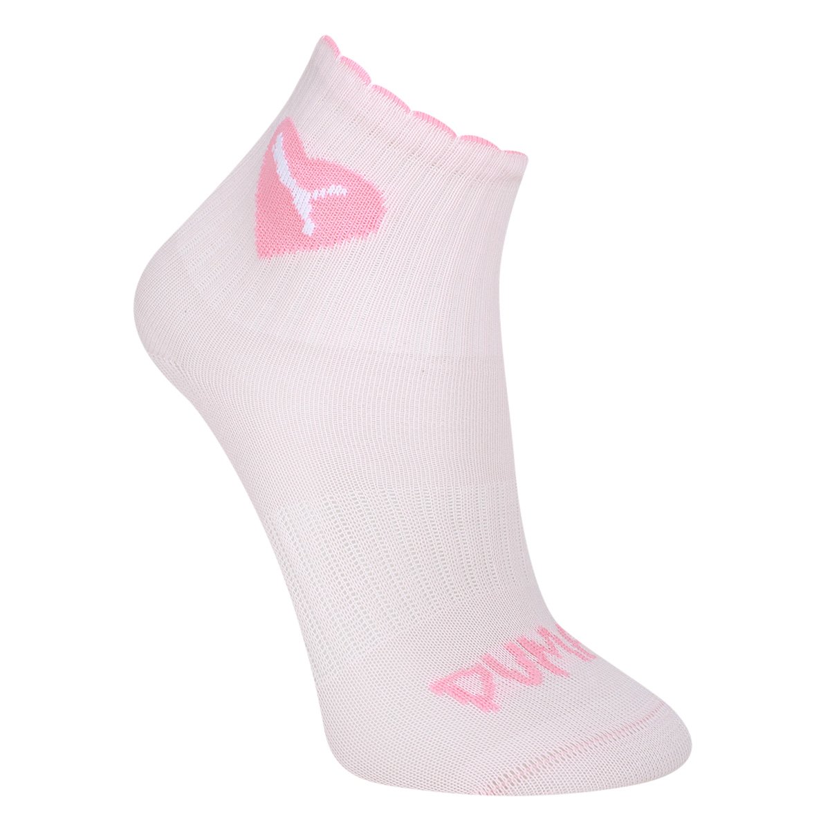 Miniatura Kit Meia Infantil Puma Cano Longo Menina - 3 Pares Rosa+Azul - 25/28