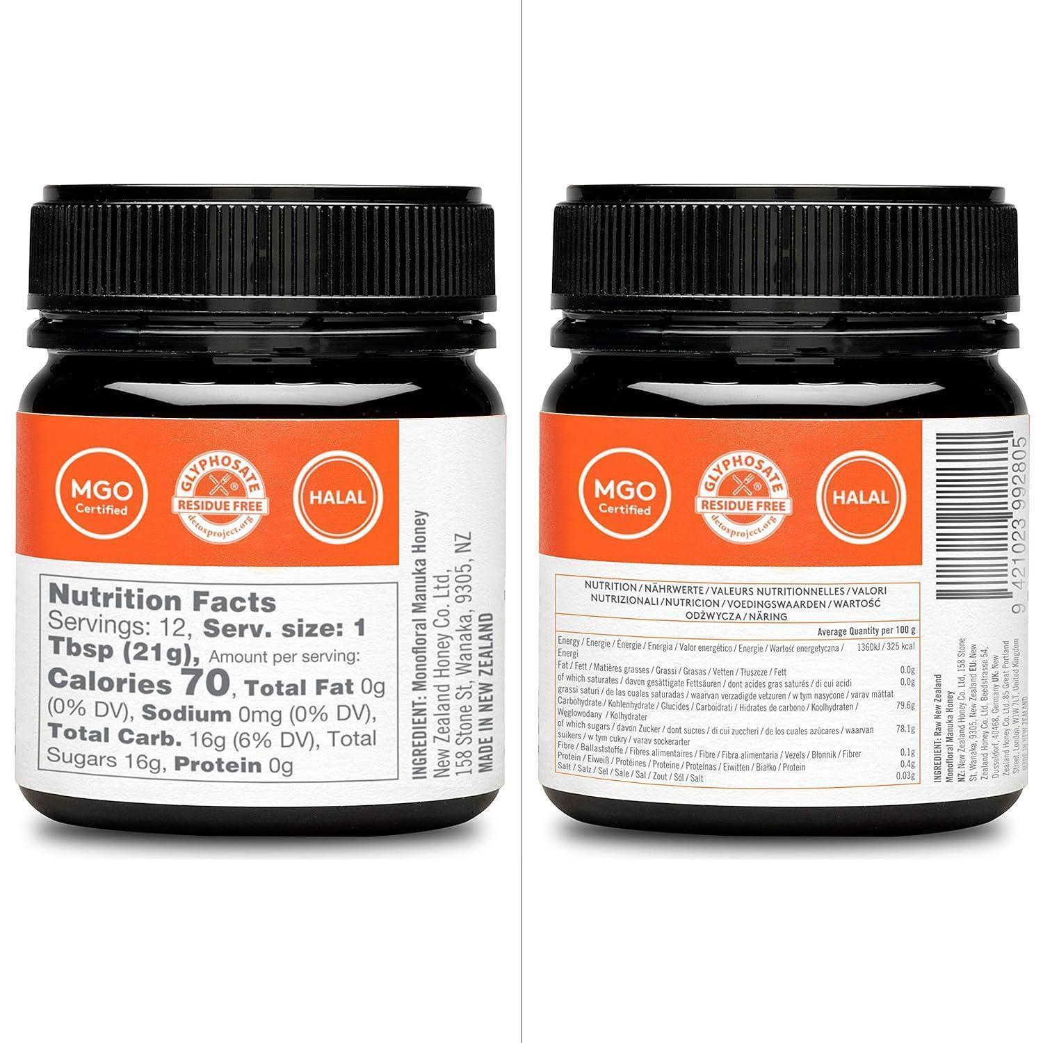 Mel Manuka Honey Umf 10+ Mgo 263+ Nova Zelândia - 250G