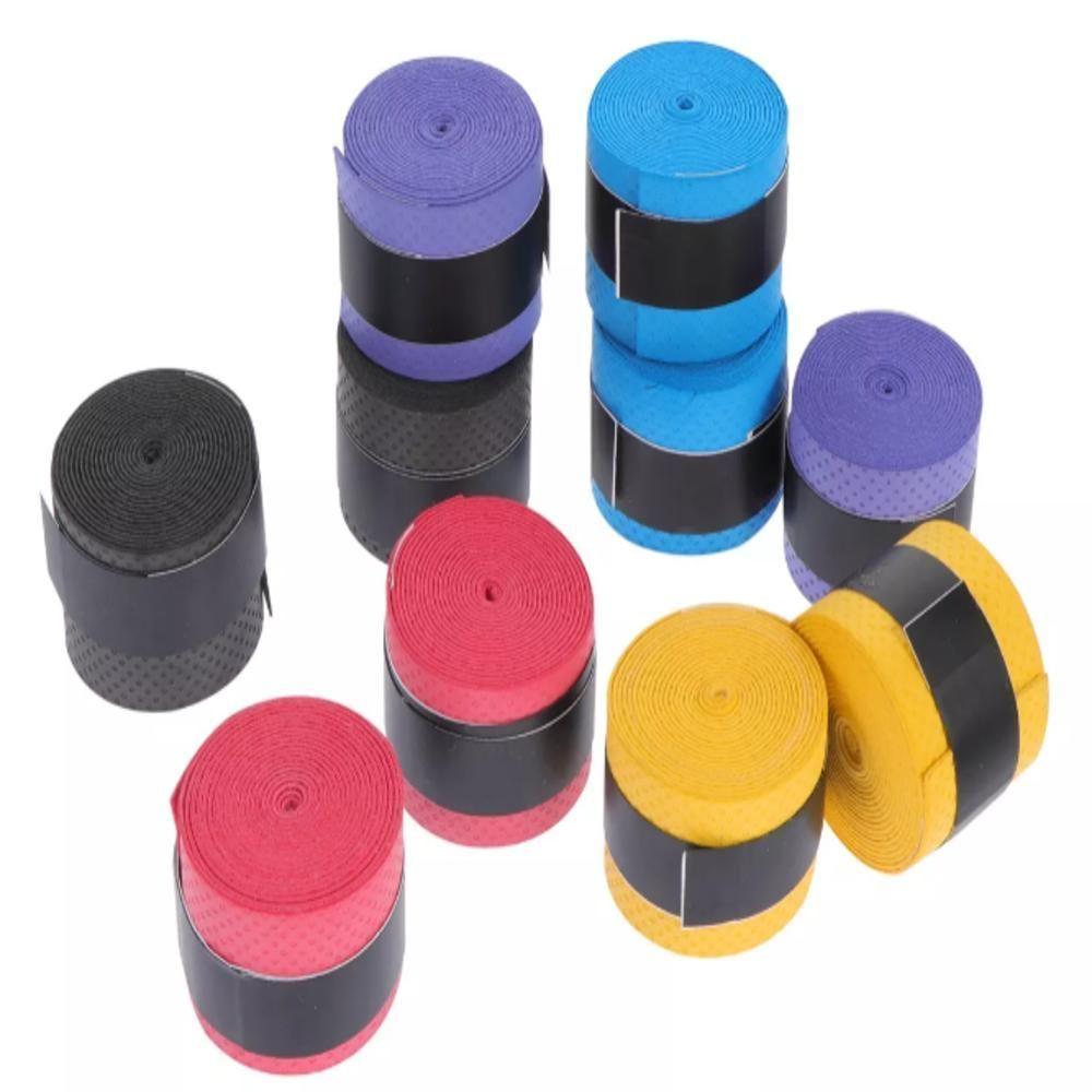 Miniatura Overgrip Kit Com 10 Grip Tenis Beach Tennis Badminton Raquete Pickleball Padel Squash Super Grap Pack