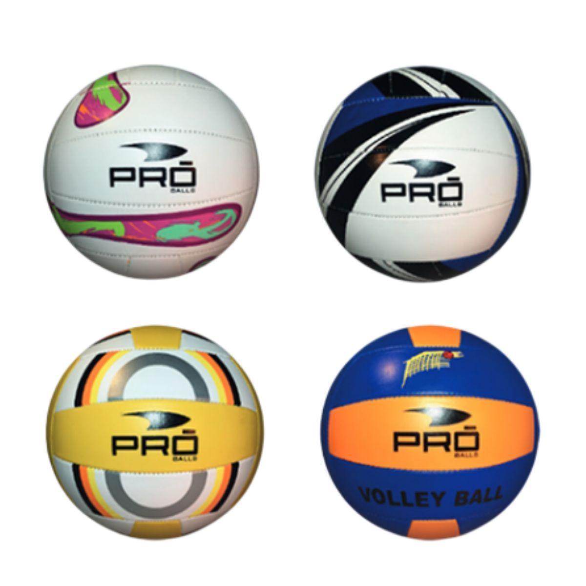 Miniatura Bola De Vôlei Praia Pró Balls Cores Sortidas Pvc Resistente