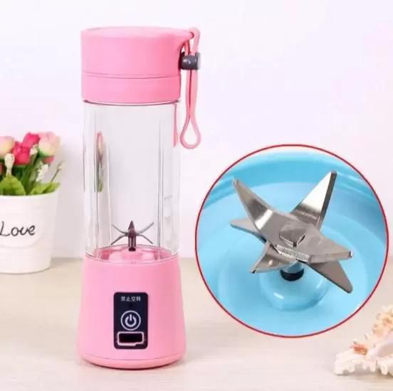 Miniatura Mini Liquidificador Portátil Mao Recarregável Cabo Usb 6