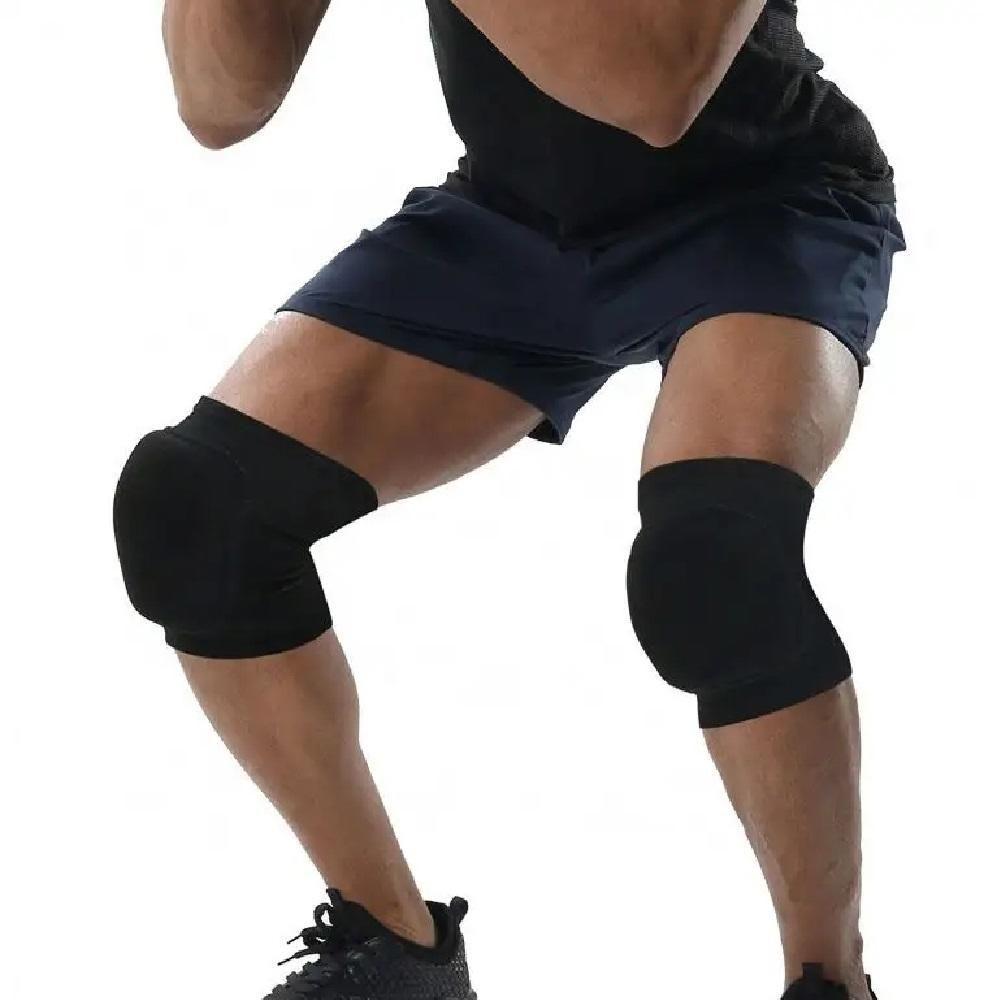 Miniatura Joelheira Volei Kit Par Protetor Joelhos Futsal Goleiro Handebol Dança Indoor Elastica Acolchoada