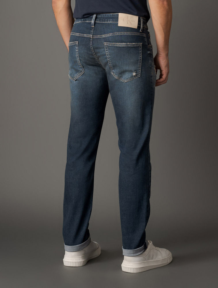Miniatura Calça Jeans Masculina Skinny Premium Wash Calvin Klein Jeans - Marinho Calça Jeans Masculina Skinny Premium Wash Calvin Klein Jeans Marinho 36