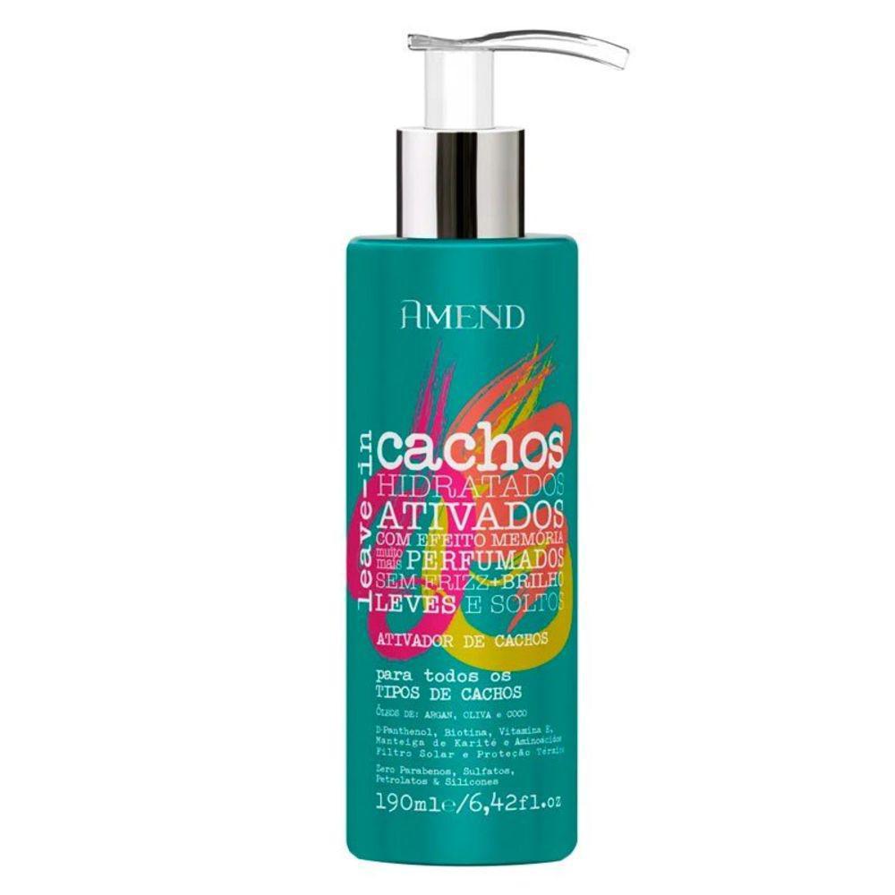 Miniatura Amend Cachos - Ativador De Cachos 190Ml AMEND - 7896852618769 - 315043