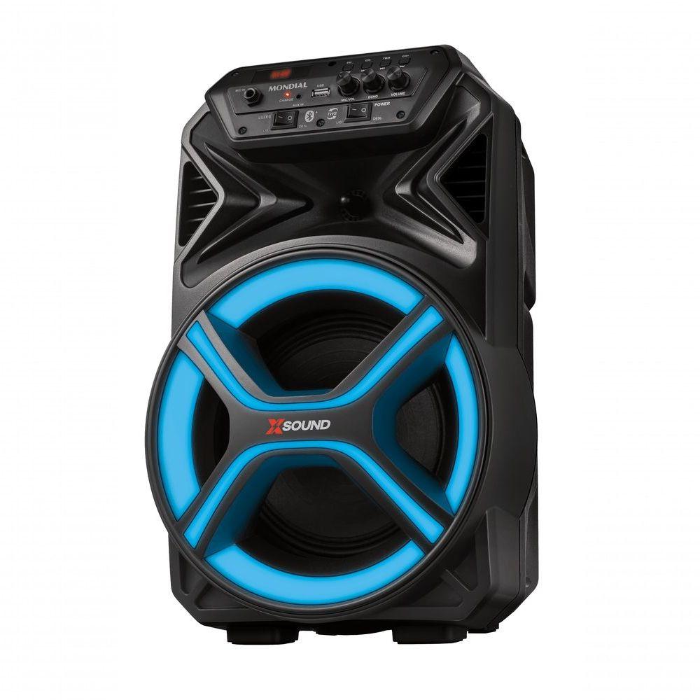 Miniatura Caixa Amplificada Mondial Preto 400W RMS CM-400-L Bivolt
