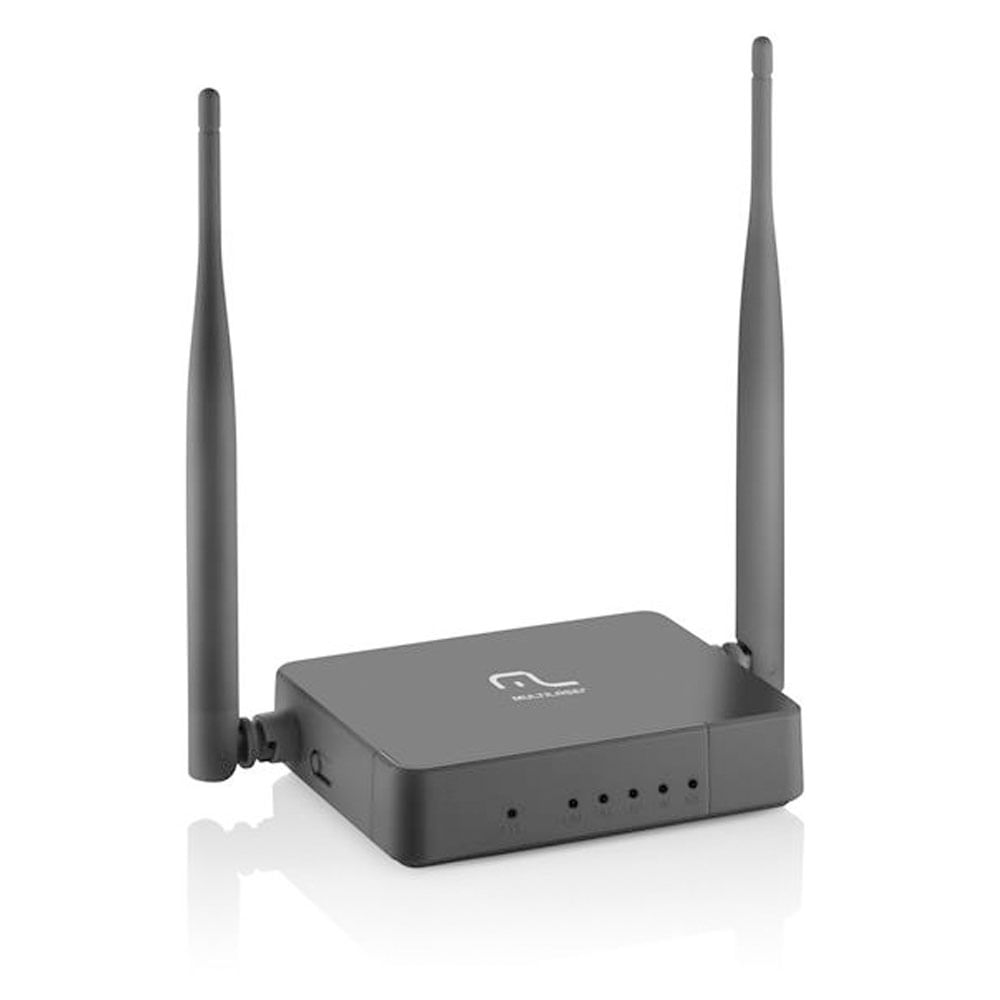 Miniatura Roteador Internet 300Mbps 2 Antenas Fixa - Multilaser Homologação: 60792000160