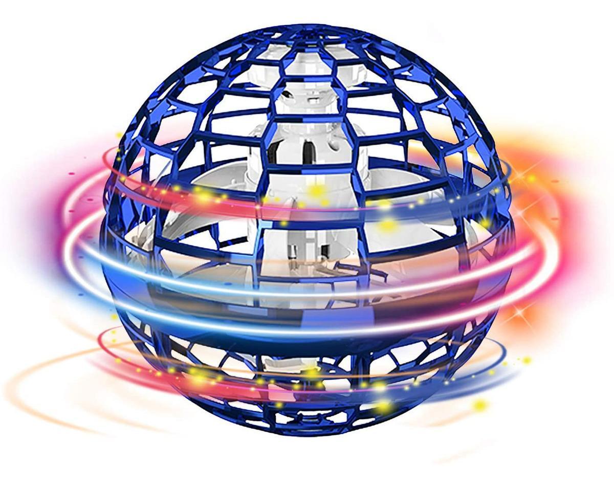 Miniatura Bola Mágica Voadora Flynova Profissional Spinner Voador Azul