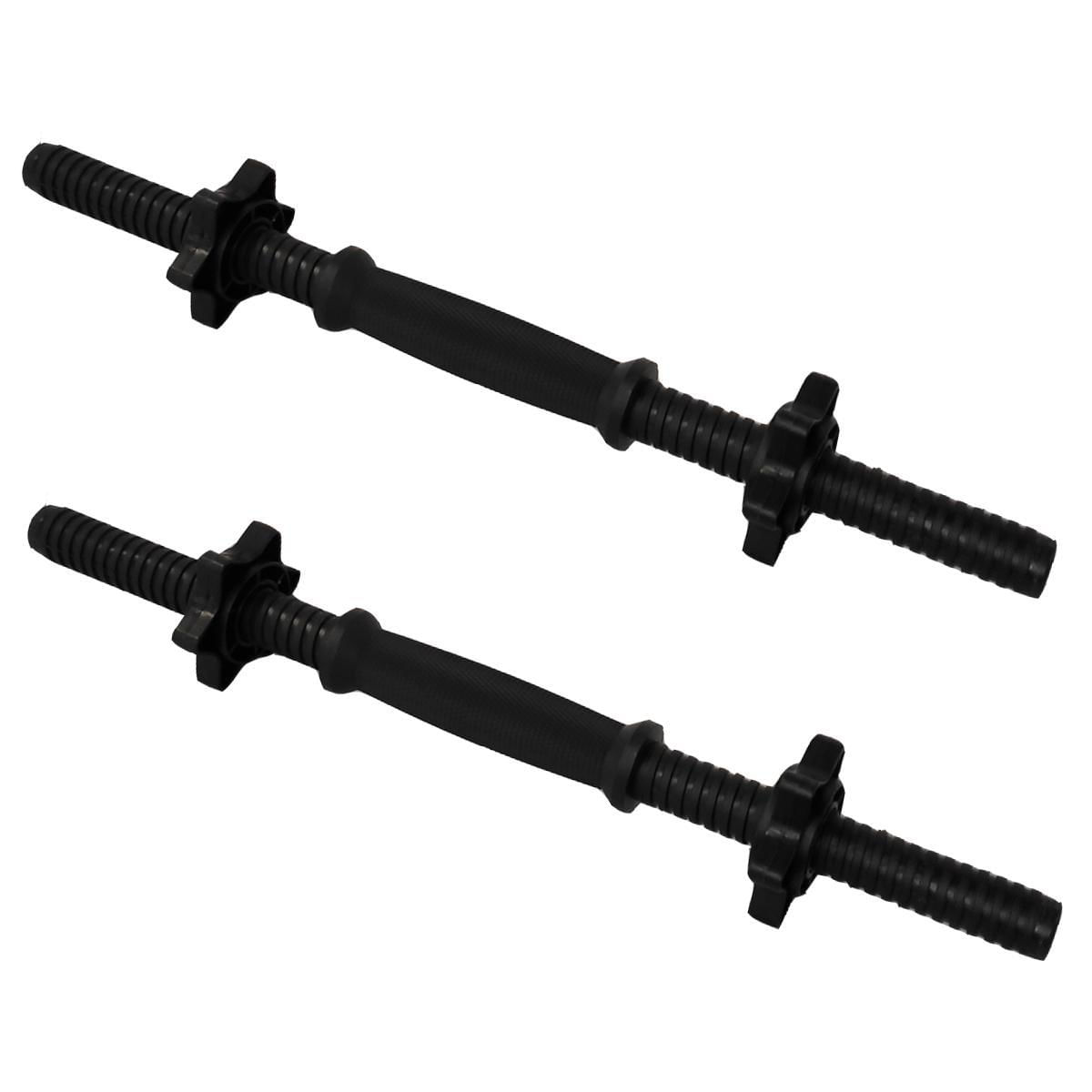 Miniatura Halter Dumbbel Com Rosca E Presilha 45cm Kit 2 Unidades