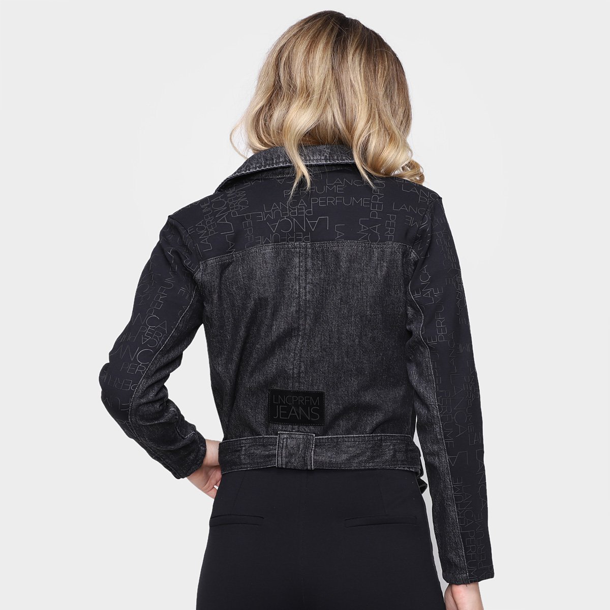 Miniatura Jaqueta Jeans Lança Perfume Perfecto Feminina Preto - EP
