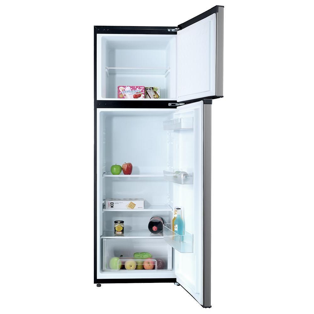 Miniatura Geladeira Refrigerador HQ Defrost 310 Litros Preto/Inox HQ-310RDF 220V