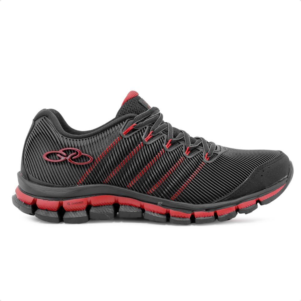 Miniatura Tenis Olympikus Dynamic Masculino Preto / Vermelho - 39