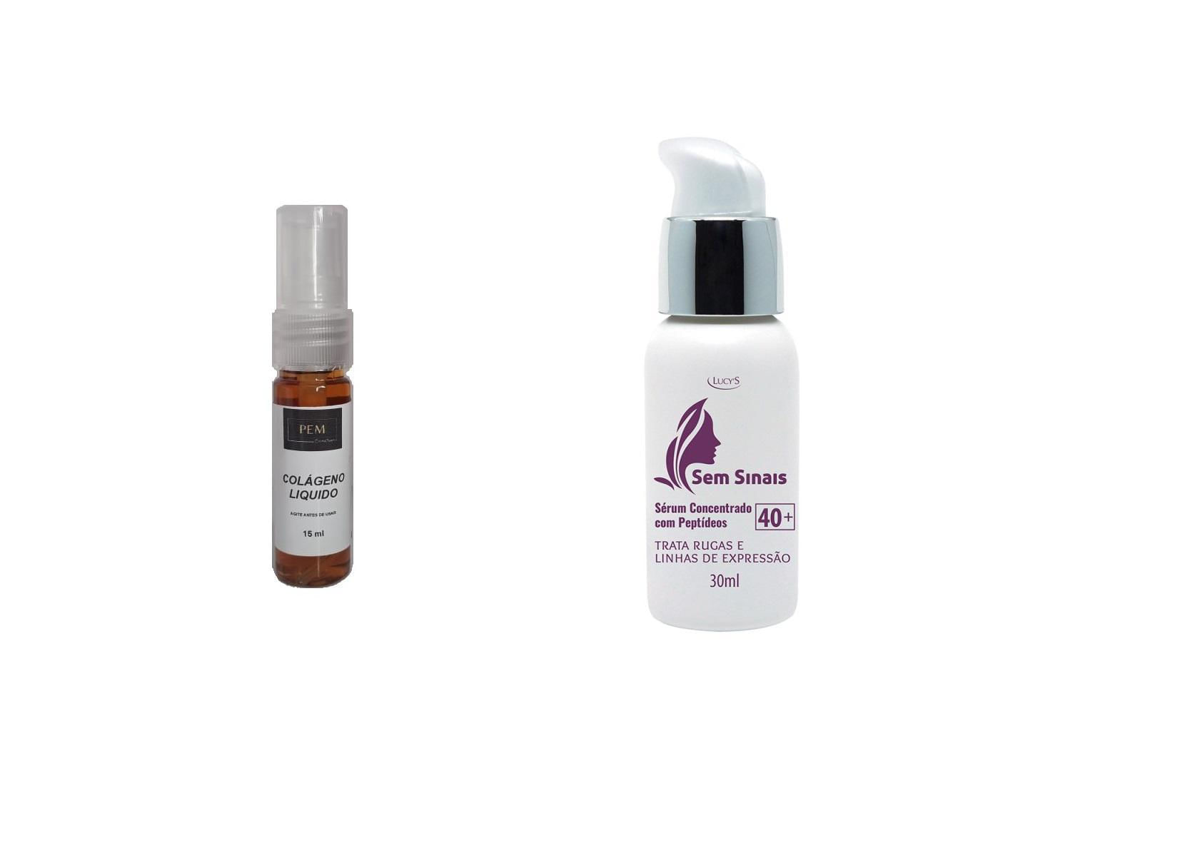 Miniatura Sérum Firmador Facial Rugas E Colágeno Liquido Puro Tensor