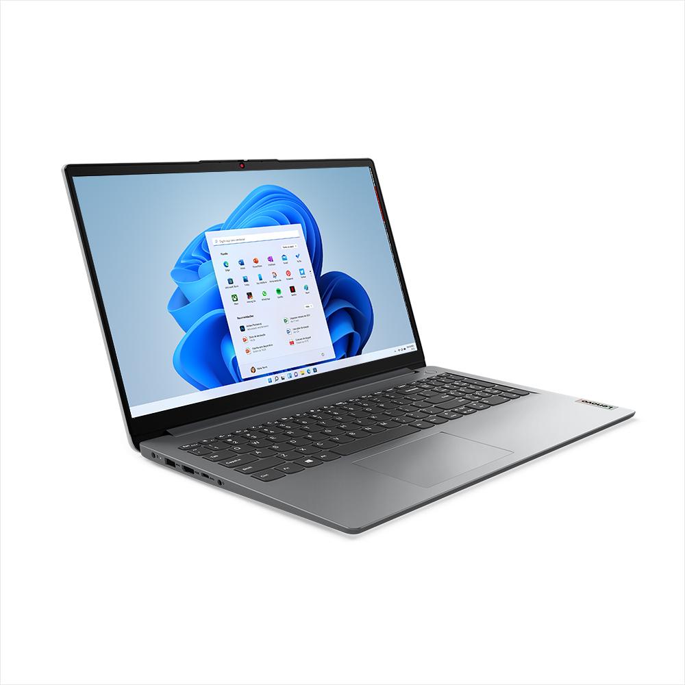 Miniatura Notebook Lenovo IdeaPad 1 15AMN7 AMD Ryzen 5 7520U 8GB 512GB SSD Windows 11 15.6" - 82X5000NBR Cloud Grey