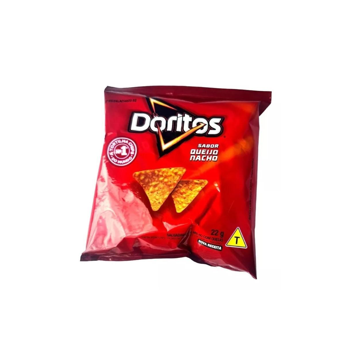 Miniatura Salgadinhos Elma Chips Doritos Caixa Com 10 De 22G
