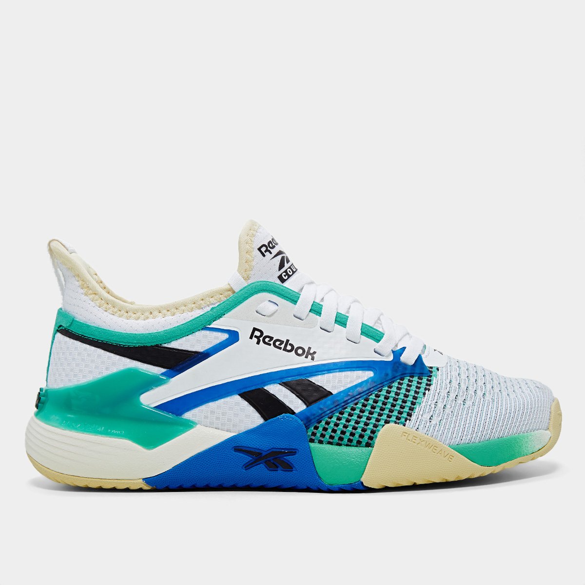 Miniatura Tênis Reebok Nano Court Feminino Branco+Azul - 34
