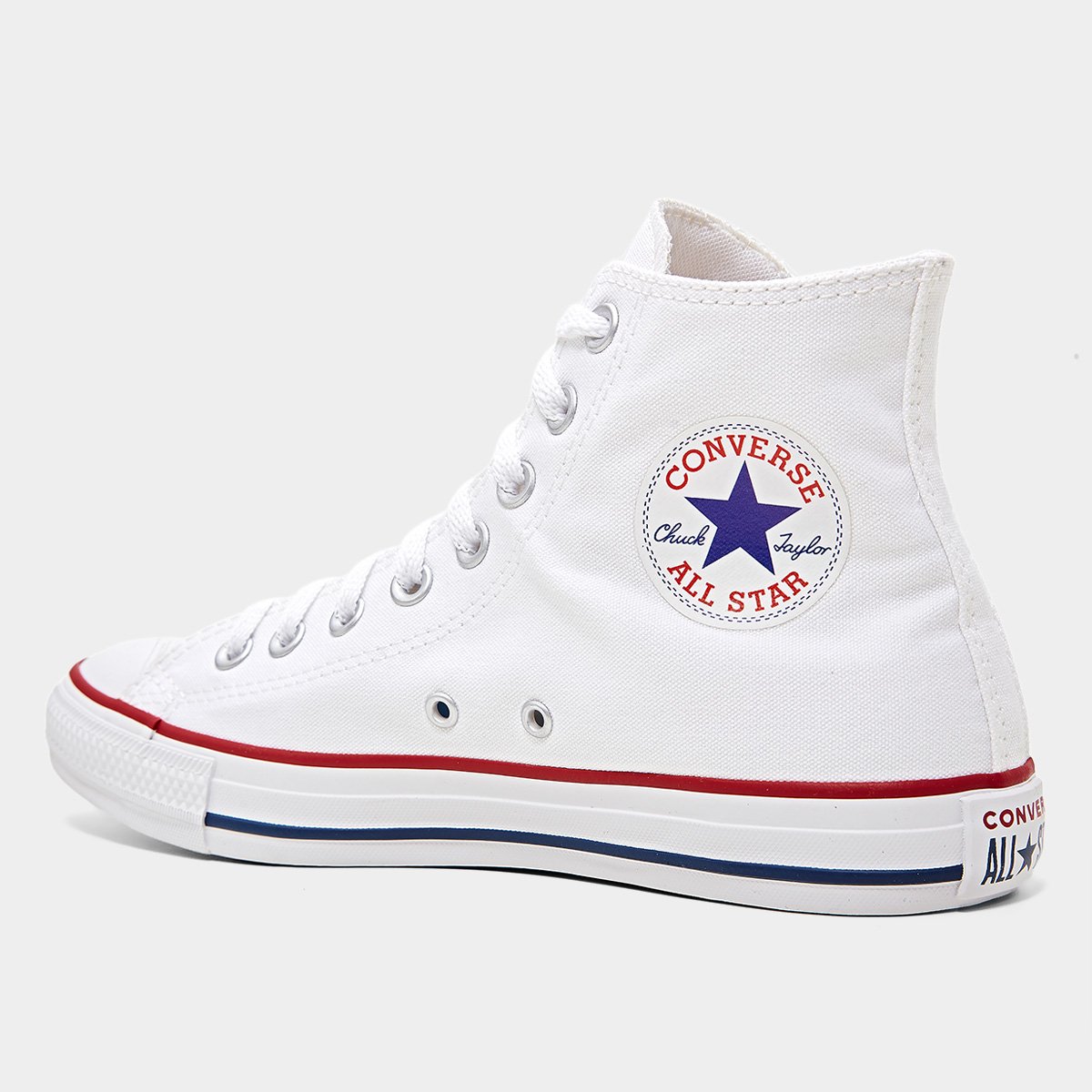 Miniatura Tênis Converse All Star Chuck Taylor Cano Alto Branco - 33