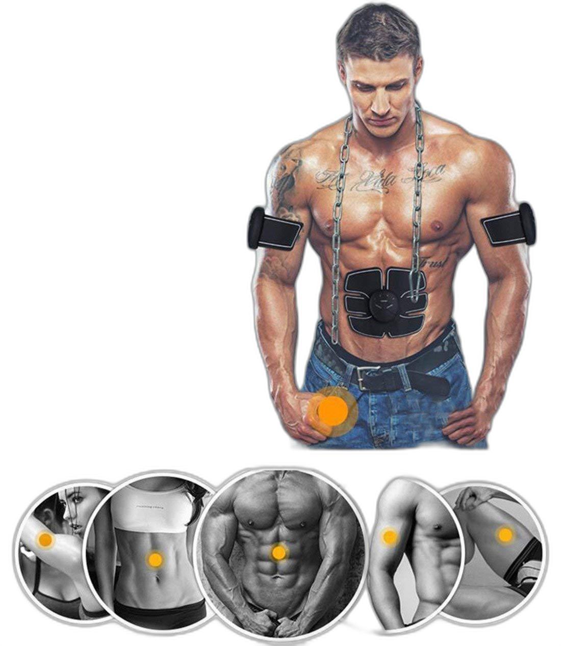 Miniatura Cinto Tonificador Muscular Estimulador Abdominal Six Pad