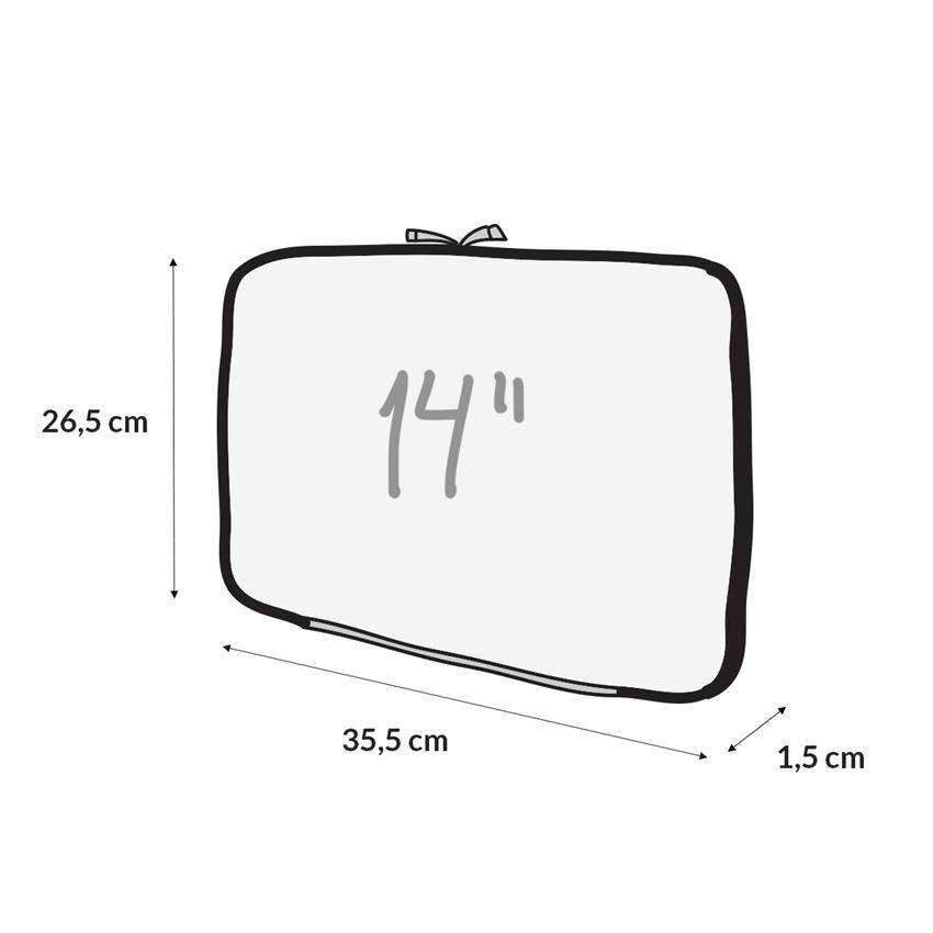 Miniatura Capa para Notebook 14 Polegadas em Neoprene