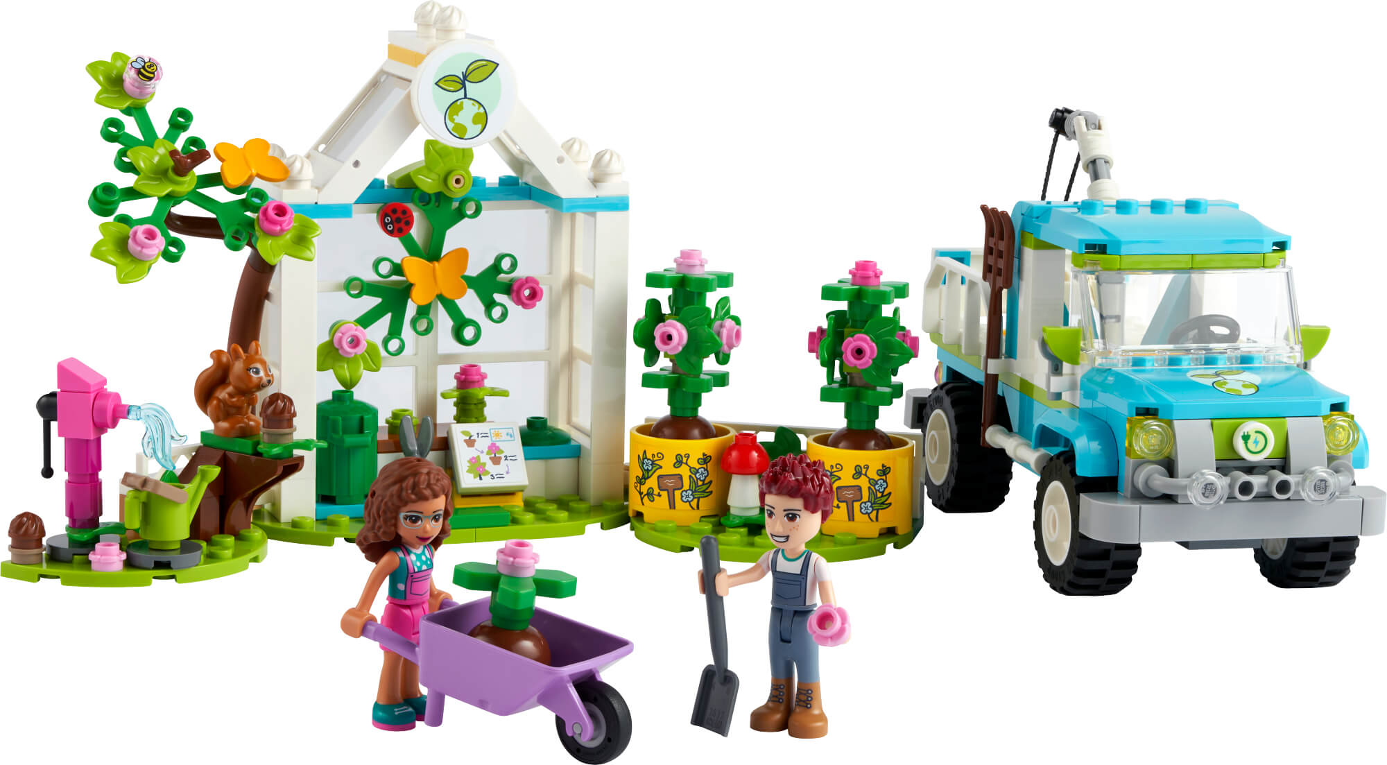 Miniatura LEGO FRIENDS - Veículo de Plantação de Árvores