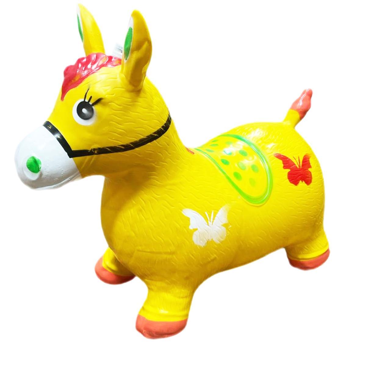 Miniatura Cavalinho Upa Upa Pula Pula Com Musica Pocoto Burro Infantil