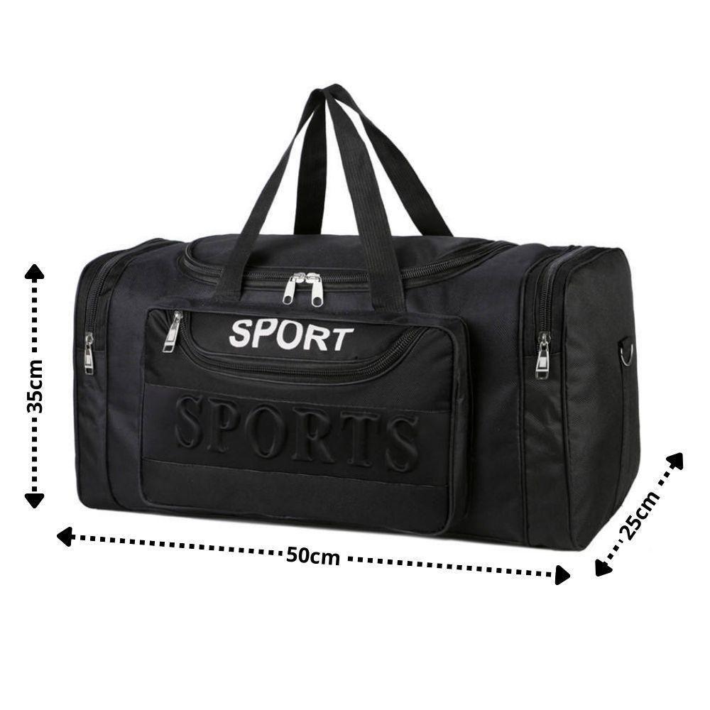 Miniatura Bolsa Mala De Mao Esportiva Mochila Sacola Treino Academia Viagem Masculina Feminina Azul
