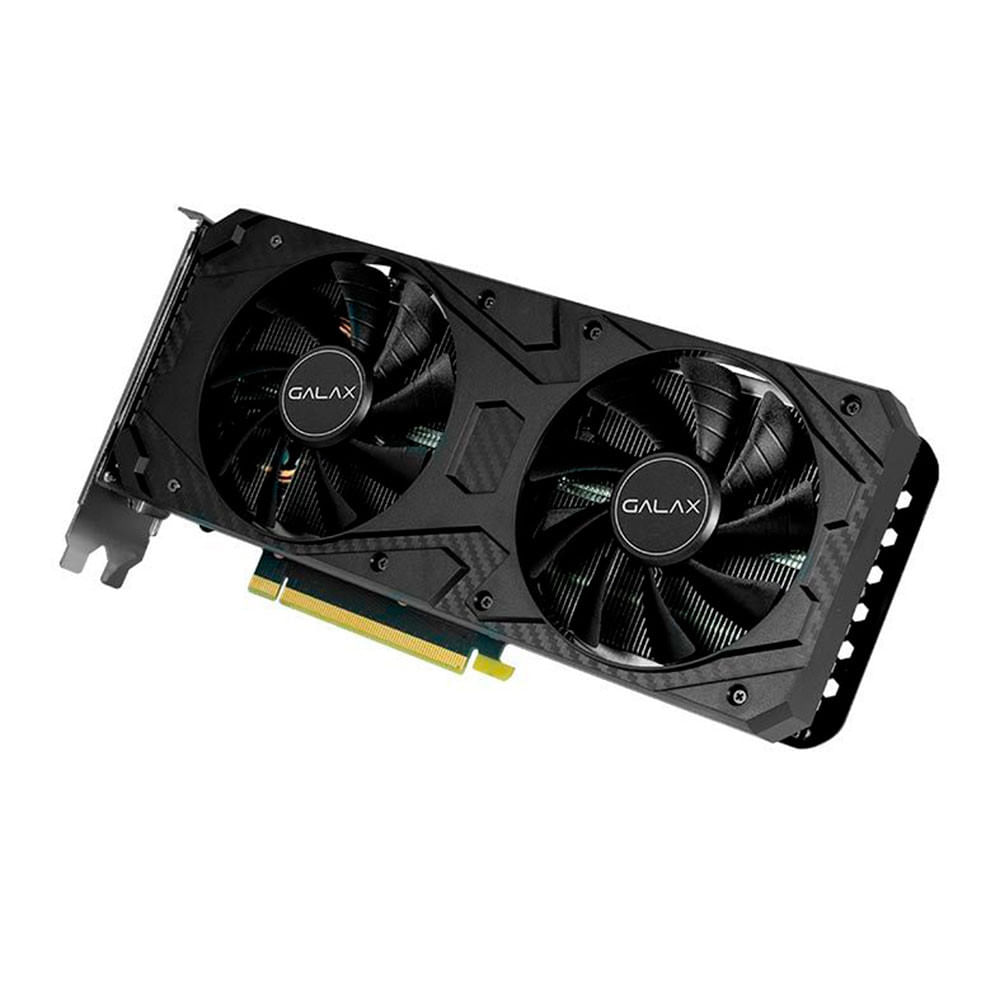 Miniatura Placa de Vídeo Galax GeForce RTX 3060 1-Click OC LHR 8GB GDDR6 192 bits - 36NSL8MD6OCC Preto
