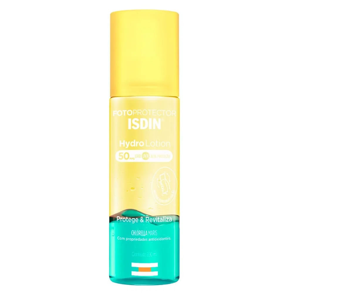 Miniatura Isdin Kit – Protetor Solar Corporal Hydrolotion + Protetor Facial Fusion Water 5 Stars Color Kit